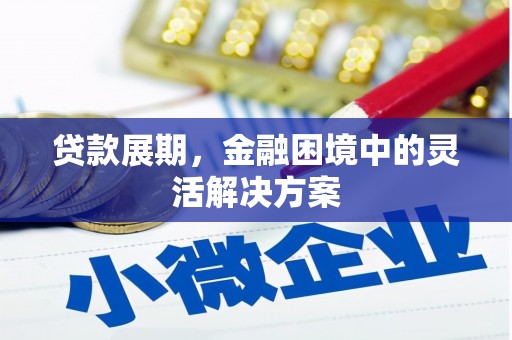 敦煌贷款展期，金融困境中的灵活解决方案