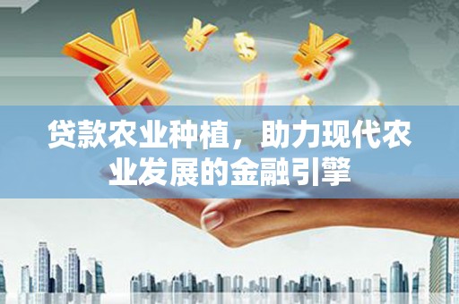 敦煌贷款农业种植，助力现代农业发展的金融引擎
