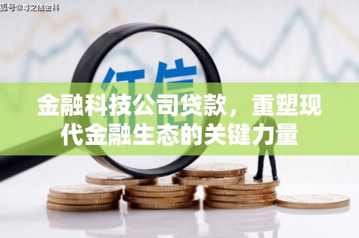 敦煌金融科技公司贷款，重塑现代金融生态的关键力量