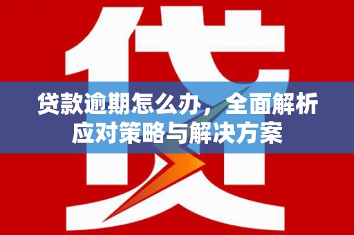 敦煌贷款逾期怎么办，全面解析应对策略与解决方案